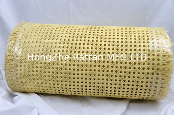 12-48 Inches  Beached  1/2” and 9/16” Open Mesh Plastic  Webbing For  For Furniture Decoration or Rattan Crafts