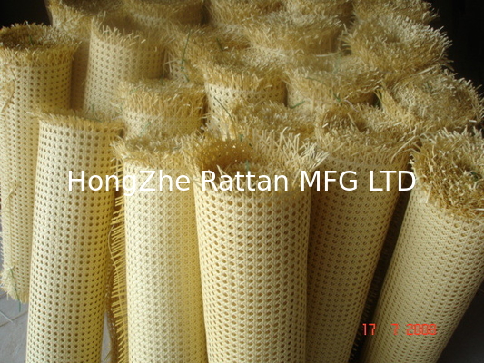 12-48 Inches  Beached  1/2” and 9/16” Open Mesh Plastic  Webbing For  For Furniture Decoration or Rattan Crafts