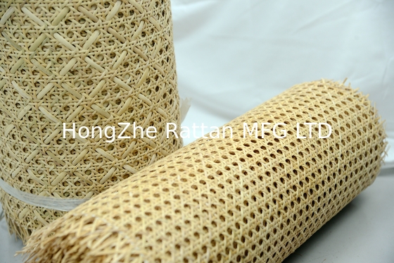 12-48 Inches  Beached  1/2” and 9/16” Open Mesh Plastic  Webbing For  For Furniture Decoration or Rattan Crafts